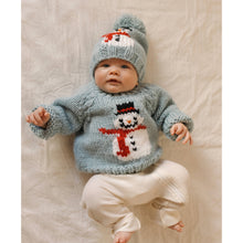Load image into Gallery viewer, Frosty Snowman Surf Crew Neck Sweater Baby & Toddler
