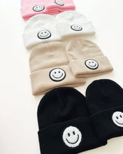 Load image into Gallery viewer, Smiley Baby & Kids' Beanie | White