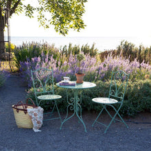 Load image into Gallery viewer, Green Metal Bistro Set of 3