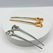Load image into Gallery viewer, Decorative Bow Metal French Hair Pins