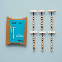 Load image into Gallery viewer, Biodegradable Wheat Straw Razors (Set of 6)