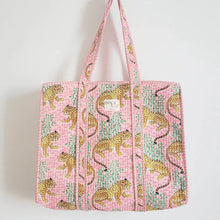 Load image into Gallery viewer, Quilted Weekend Tote