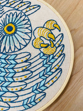 Load image into Gallery viewer, Saw Whet Owl Complete Embroidery Kit
