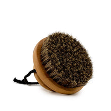 Load image into Gallery viewer, Round dry body brush with string