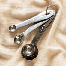 Load image into Gallery viewer, Measuring Spoon Set/4 Steel