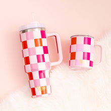 Load image into Gallery viewer, Take Me Everywhere Tumbler - Sweetheart Check