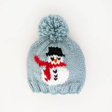 Load image into Gallery viewer, Frosty Snowman Surf Blue Beanie Hat