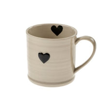 Load image into Gallery viewer, Heart Mug Gold or Black