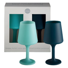 Load image into Gallery viewer, Mist + ink | swepp | silicone unbreakable wine glasses