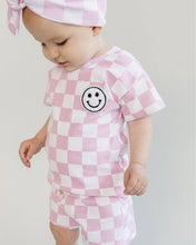 Load image into Gallery viewer, Checkered Shorts Set | Pink