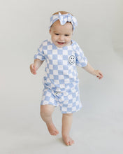 Load image into Gallery viewer, Checkered Shorts Set | Blue