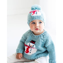 Load image into Gallery viewer, Frosty Snowman Surf Crew Neck Sweater Baby & Toddler