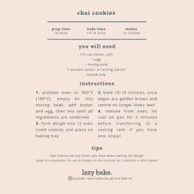 Load image into Gallery viewer, Chai Cookies