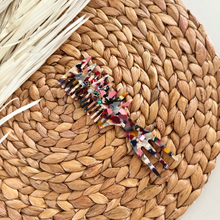 Load image into Gallery viewer, Cellulose Acetate 3-in-1 Hair Styling Comb - Colorful