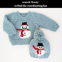 Load image into Gallery viewer, Frosty Snowman Surf Crew Neck Sweater Baby & Toddler