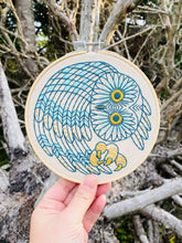 Load image into Gallery viewer, Saw Whet Owl Complete Embroidery Kit