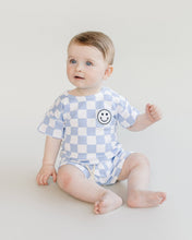 Load image into Gallery viewer, Checkered Shorts Set | Blue