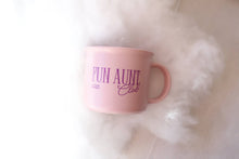 Load image into Gallery viewer, Fun Aunt Club 14oz Ceramic Mug, Campfire Mug