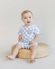 Load image into Gallery viewer, Checkered Shorts Set | Blue