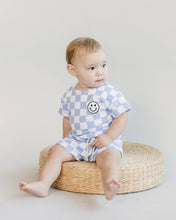 Load image into Gallery viewer, Checkered Shorts Set | Blue