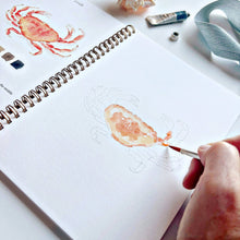 Load image into Gallery viewer, Seaside watercolor workbook