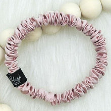 Load image into Gallery viewer, Blush Mini Silk Scrunchie