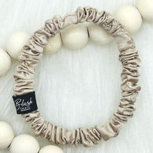 Load image into Gallery viewer, Blush Mini Silk Scrunchie