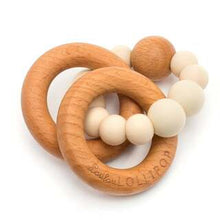 Load image into Gallery viewer, Bubble Wood and Sillicone Teether