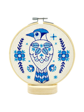 Load image into Gallery viewer, Blue Jay Complete Embroidery Kit