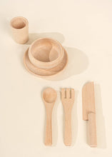 Load image into Gallery viewer, Wooden Dinnerware Playset (12 Pcs)