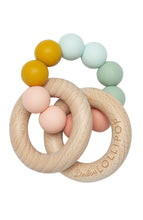 Load image into Gallery viewer, Bubble Wood and Sillicone Teether