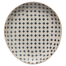 Load image into Gallery viewer, Cream & Navy Lattice Spoon Rest
