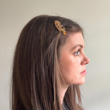 Load image into Gallery viewer, Eco-Friendly Cellulose Acetate Creaseless Hair Clips - White