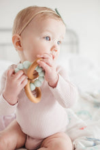Load image into Gallery viewer, Bubble Wood and Sillicone Teether