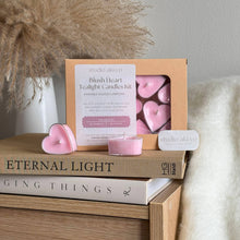Load image into Gallery viewer, Blush Heart Tealight Candle Set | Valentine's | Mom Gifts