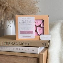 Load image into Gallery viewer, Blush Heart Tealight Candle Set | Valentine's | Mom Gifts