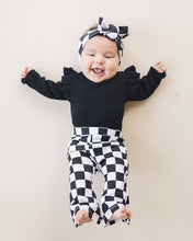 Load image into Gallery viewer, Checkered Headband | Black