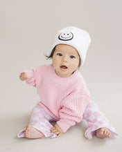 Load image into Gallery viewer, Smiley Baby & Kids' Beanie | White