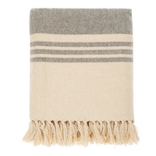 Load image into Gallery viewer, Beach Stripe Brushed Throw Collection