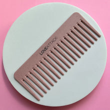 Load image into Gallery viewer, Wheat Straw + Silicone Wide Tooth Detangling Comb