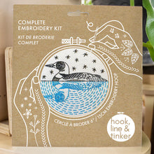 Load image into Gallery viewer, Loon Complete Embroidery Kit