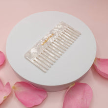 Load image into Gallery viewer, Wide Tooth Detangling Cellulose Acetate Hair Combs