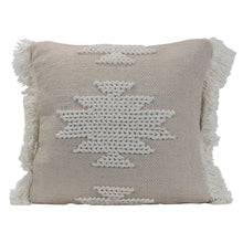 Load image into Gallery viewer, Hand Woven Auden Pillow White