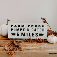 Load image into Gallery viewer, Pumpkin Patch Metal Sign
