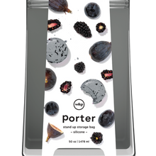 Load image into Gallery viewer, W&P Porter Stand Up Charcoal Silicone Storage Bags