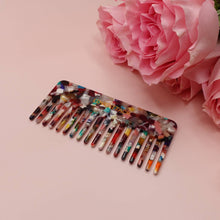 Load image into Gallery viewer, Wide Tooth Detangling Cellulose Acetate Hair Combs