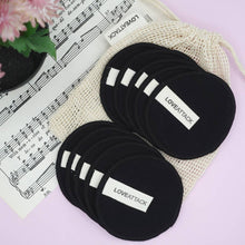 Load image into Gallery viewer, Reusable Organic Cotton Facial Rounds - 10 Pack