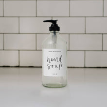 Load image into Gallery viewer, Glass Hand Soap Dispenser