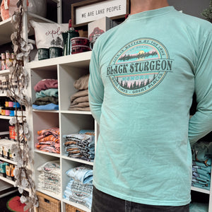 Black Sturgeon Long Sleeve Tshirt