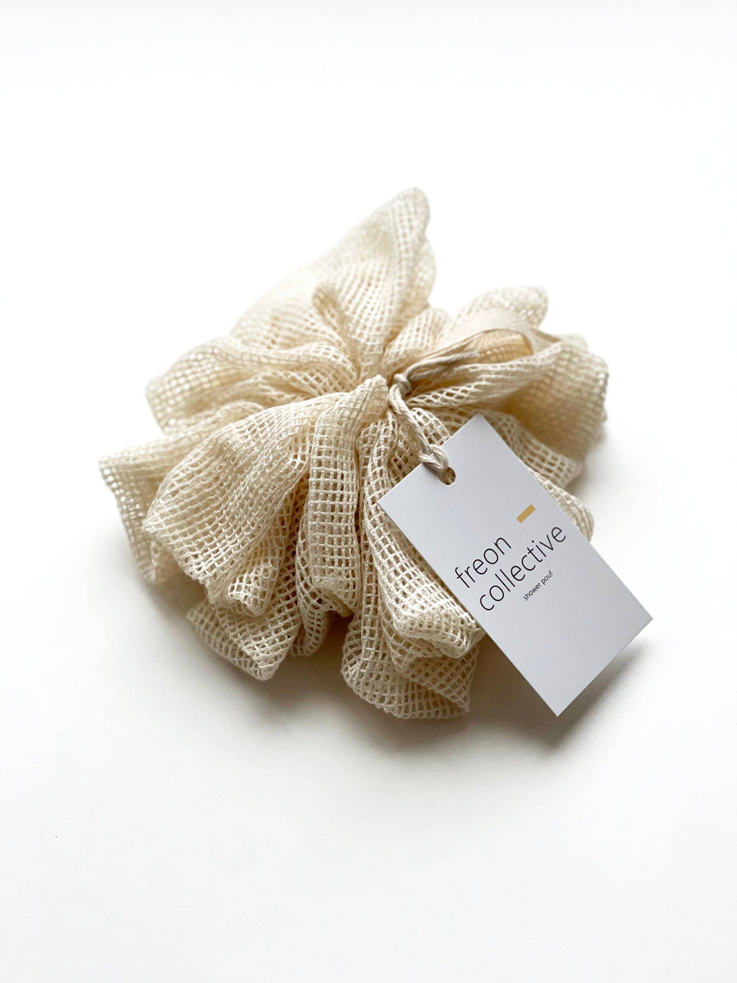 Organic Cotton Shower Pouf